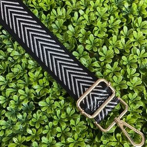 Black Crossbody Strap, Replacement Handbag Strap, Guitar Strap, Adjustable
